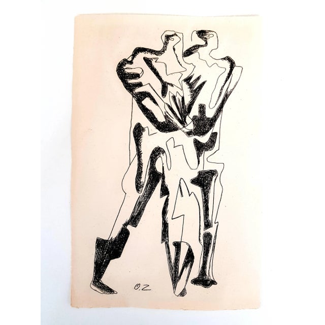 Ossip Zadkine - Ultimate Step - Original Etching 1966 For Sale - Image 4 of 5