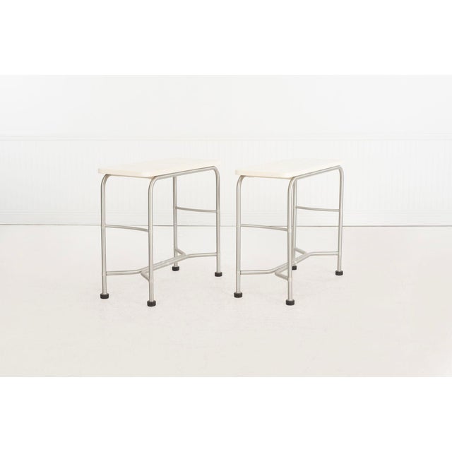 Warren McArthur Pair of Console Tables 1933 For Sale - Image 14 of 15