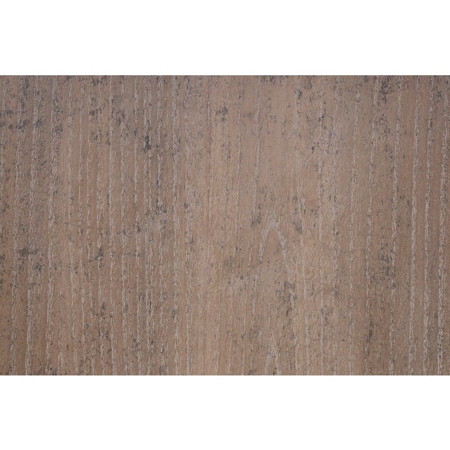 Wood Three Drawer Two Door Server in Bleached Elm For Sale - Image 7 of 8