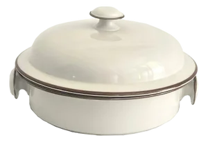 Vintage Dansk Bistro 3 Quart Casserole With Lid in Christianshavn Brown, 2 Piece Set