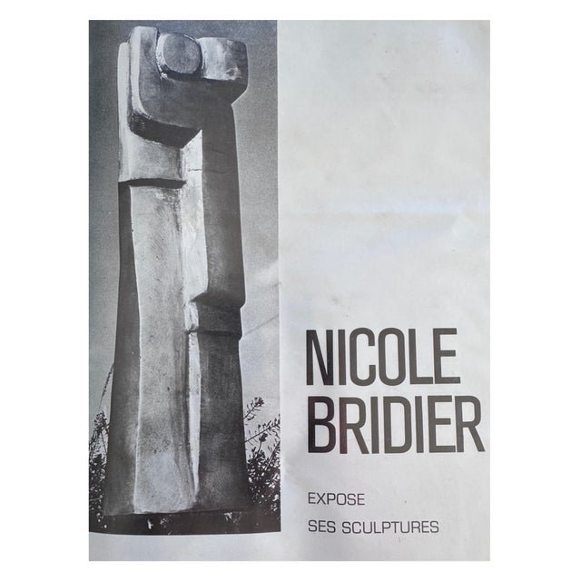 Nicole Bridier, The Zézé Player, Direct-Carved Sculpture, 1992–93, 147CM Tall For Sale - Image 9 of 10