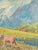 1920s Cesare Bentivoglio, Mountain Landscape, 1920s, Oil on Canvas For Sale - Image 5 of 18