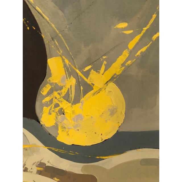 Mid-Century Modern Abstract Painting For Sale In Philadelphia - Image 6 of 8