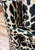 Modern Leopard Print Velvet Parsons Lounge Chair - Single For Sale - Image 9 of 13