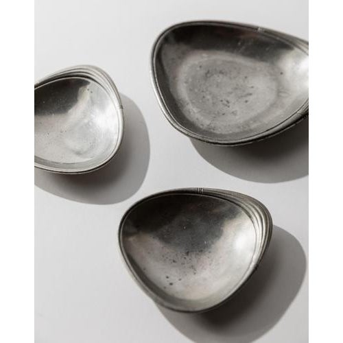 Vintage Pewter Bowls from Just Denmark, 1960s, Set of 3 For Sale - Image 3 of 11