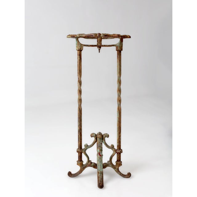 Antique Victorian Iron Plant Stand For Sale - Image 12 of 17