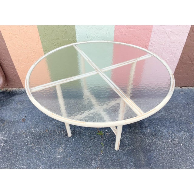 Palm Beach Regency Metal Chippendale Outdoor Dining Set - Set of 5 For Sale In West Palm - Image 6 of 12