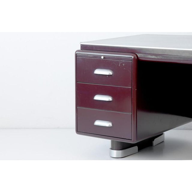 Steel Desk from Ahrend, Netherlands, 1933 For Sale - Image 11 of 14