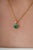 Asian Antique 14k Yellow Gold 1.45 Carat Heart-Shaped Emerald Solitaire Pendant Charm for Her For Sale - Image 3 of 14