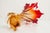 Orange and Red Murano Glass Vase from Fratelli Toso, 1960s For Sale - Image 14 of 15