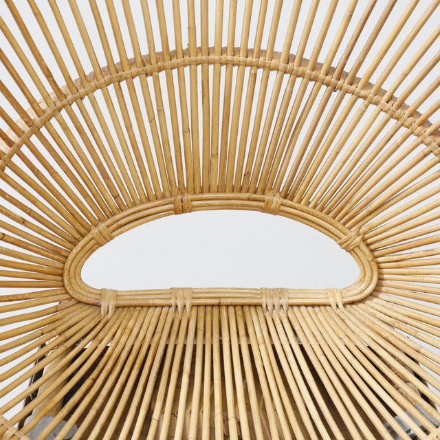 Rondo Armchair in Rattan from Göte Möbler Nässjö AB, 1960s For Sale - Image 4 of 6