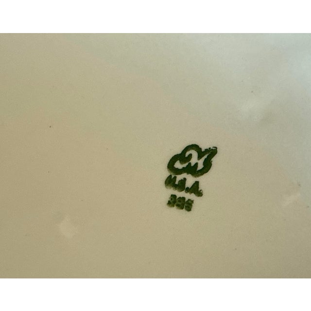 Set of 6 Heavy Stoneware Divided Plates For Sale - Image 9 of 9