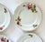 White Mid 40th Century Royal Sealy “Pompadour Rose” Plates – 7½” - Set of 10 For Sale - Image 8 of 10