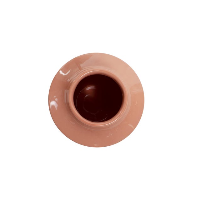 2020s Richland Embossed Peach Vase- Small For Sale - Image 5 of 10