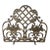 Traditional w.c. Bradley UniFlame Ornate Cast Aluminum Fireplace Screen For Sale