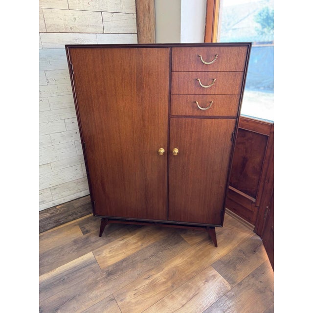 Mid-Century Modern Armoire by Meredew, 1960s For Sale - Image 11 of 11