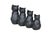 Vintage Cast Iron Four Black Cats Silhouette Doorstop Paperweight. Dimensions: 9.5" x 2.25" x 5.25" (W x D x H)