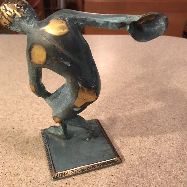 Ancient Greek Bronze Statue of Discus Thrower of Myron ...