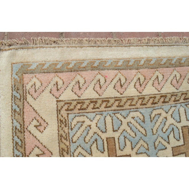 13x16 Rug, Muted Colors Hand Knotted Turkish Area Rug Oversized Rug For Sale - Image 10 of 13