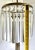 1950s Hollywood Regency Crystal Brass and Marble Statement Lamp For Sale - Image 11 of 12