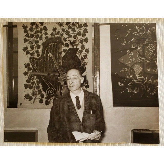 Jean Picart Le Doux — Le Soleil Et La Vigne Contemporary Tapestry For Sale In Los Angeles - Image 6 of 6