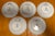 Farmhouse B & G Vintage Blue & White Christmas Plates (5) For Sale - Image 3 of 14