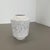 Vintage White Zig Zag Fat Lava Ceramic Vase from Ilkra Ceramics, 1970s For Sale - Image 3 of 18