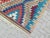 Mid 20th Century 1960s Soft Pastel Colors Natural Wool Handmade Turkish Kilim Rug For Sale - Image 5 of 11