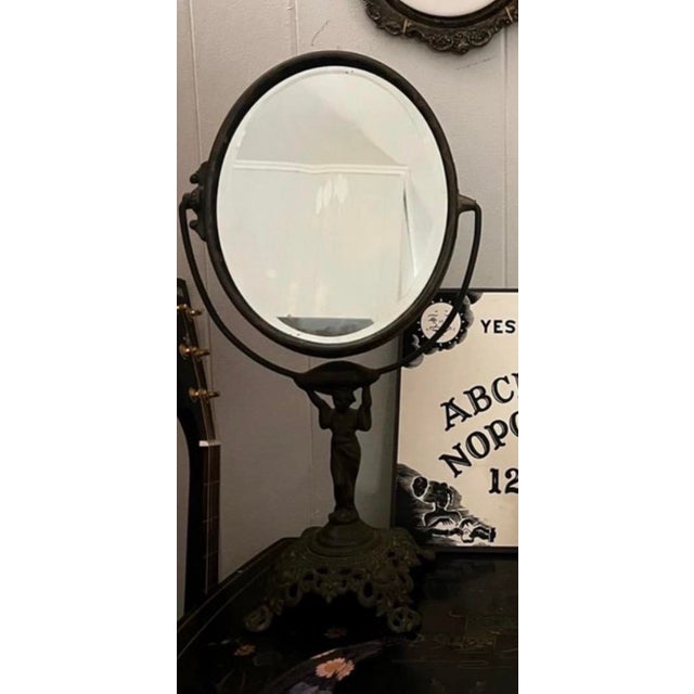 Antique, extremely rare early 1900s standing vanity mirror - art nouveau style. Absolutely stunning and unique piece for...
