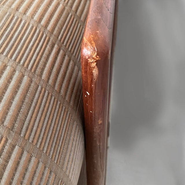 Mid-Century Modern Danish Beige Fabric and Wood Sofa by Peter Hvidt for France & Daverkosen, 1960s For Sale - Image 11 of 18