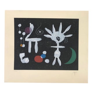 Joan Miro, Morning Rain in the Moonlight, Etching For Sale