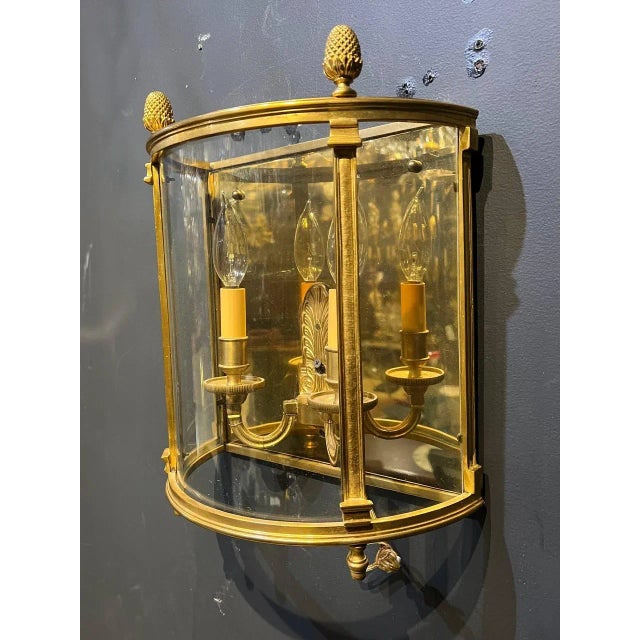 1930's Empire Style French Sconces - a Pair For Sale - Image 4 of 9