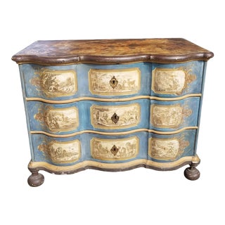 1750 Antique Italian or German Baroque Style Chest of Drawers For Sale