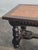 Breton Extendable Table in Carved Oak with Parquet Top For Sale - Image 9 of 14