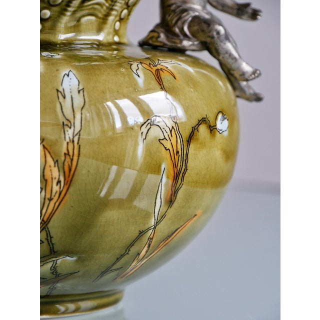 Art Nouveau Jardiniere by Ludwig Wessel, 1890s For Sale - Image 4 of 7