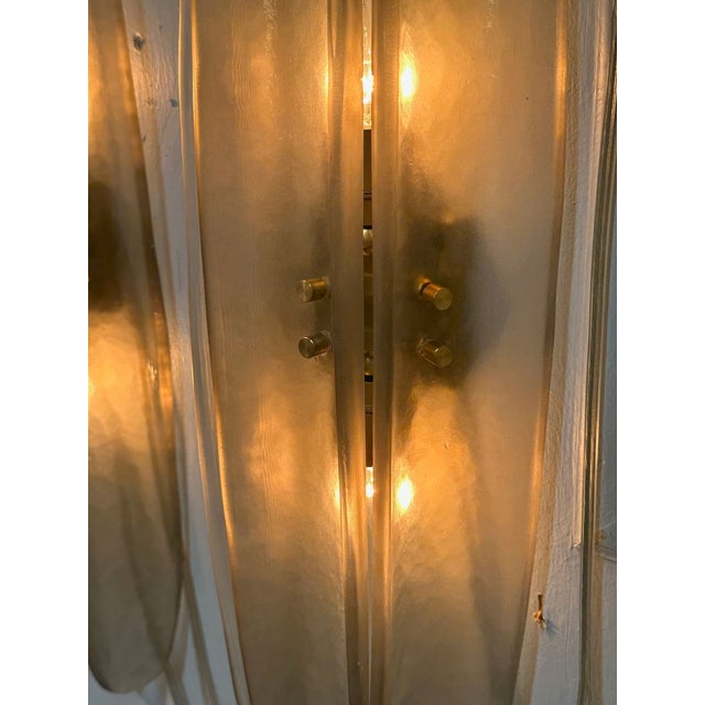 Early 21st Century Pair of 'Fume" Murano Glass Sconces For Sale - Image 5 of 7