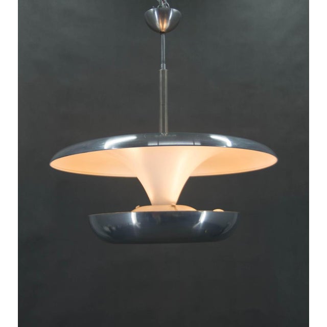 Large Bauhaus Pendant Light attributed to Ias, 1920s For Sale - Image 11 of 15