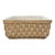 Vintage Neuwirth Portugal White Ceramic Basketweave Centerpiece Basket For Sale