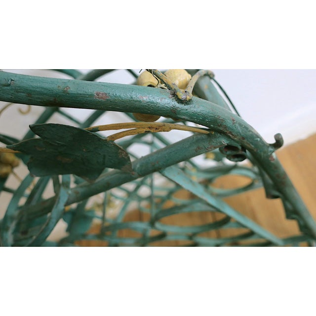 Mid-Century Modern Boho Florentine Vine-Leaf Domed Wine Rack, 1960s For Sale - Image 14 of 18