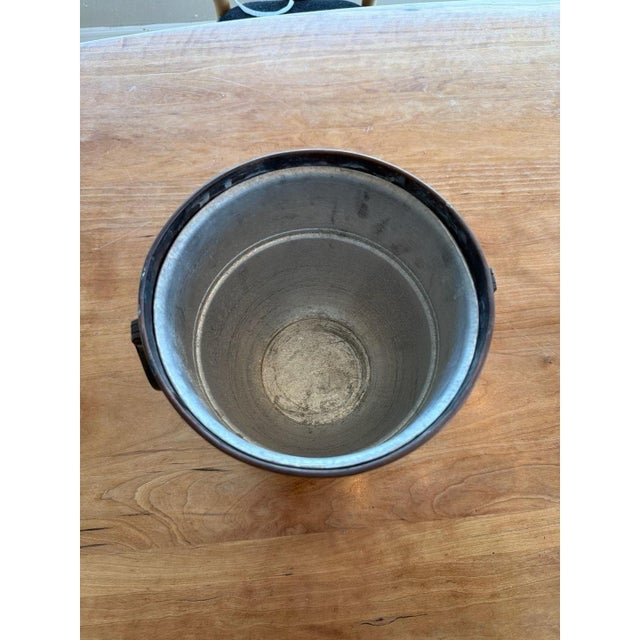 Camel Vintage Hand-Chased Copper Ice Bucket With Lid, Camel and Palm Tree Motif For Sale - Image 8 of 8
