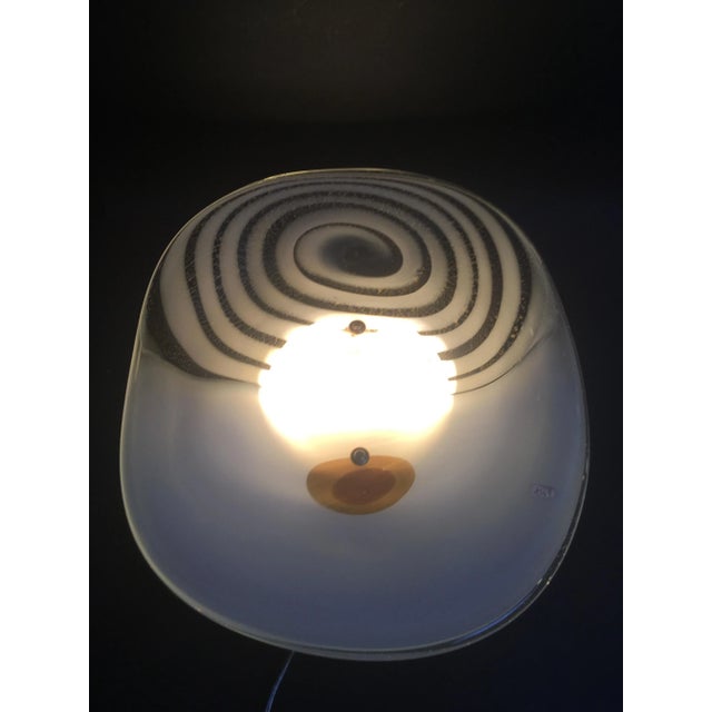 Fantastic applique or glass panel of the company A.V.E.M. (Glass blowing techniques). Glass chipped fantastic for cracks...