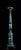 Antique Polychrome Turned Wood Pricket Candlestick on Tripod Base For Sale - Image 4 of 12