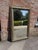 Large Antique French Carved Wood and Gesso Gilt and Painted Mirror, 1800s For Sale - Image 6 of 8