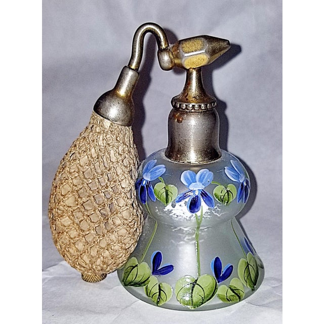 1920s Vintage Perfume Atomizer Bottle For Sale - Image 5 of 6