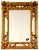 Stunning Italian vintage wall mirror with gilded gold-leaf Rococo frame. Jewel-like accent for entryways and powder rooms....