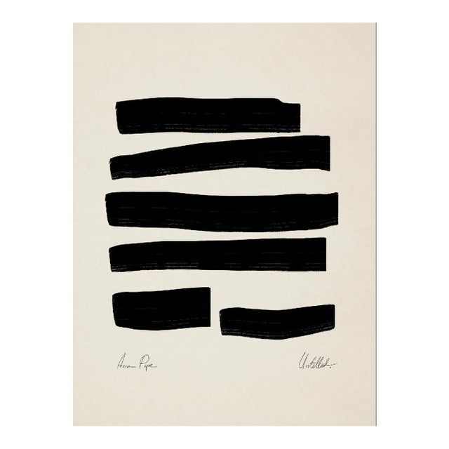 Contemporary Abstract Lines Giclee Print, 24"x36" For Sale