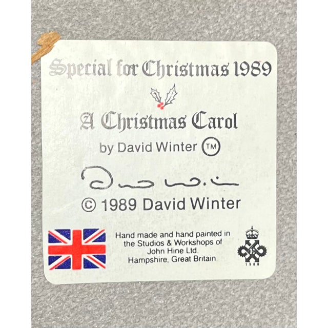 Brown Complete David Winter Christmas Snow Cottage Collection (1984–1995) W/ Boxes & Certificates For Sale - Image 8 of 17