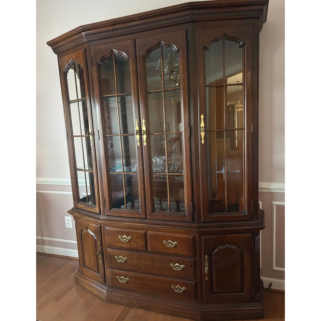 Wood 1980s Thomasville Collectors Cherry For Sale - Image 7 of 8