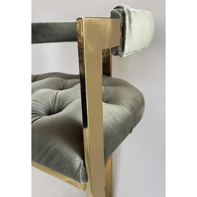 Vintage Stool with Backrest For Sale - Image 10 of 11