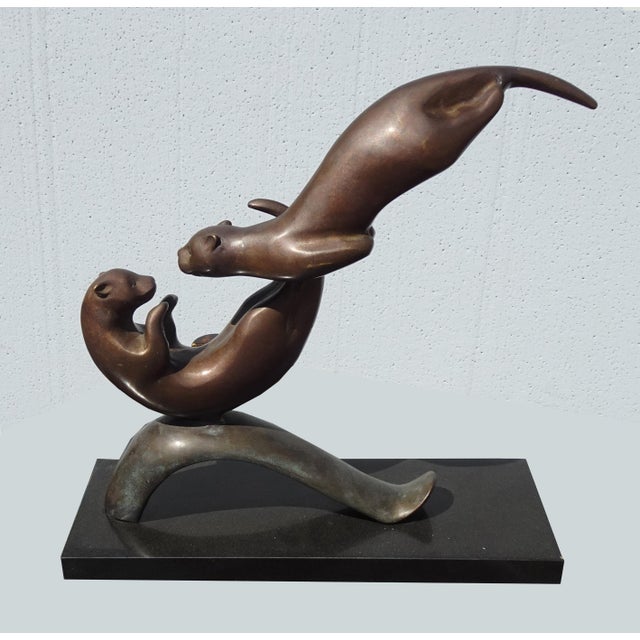 Gorgeous Sculpture in Great Vintage Condition. Solid and Firm. Wear is usual for its age. Please study the photos and ask...